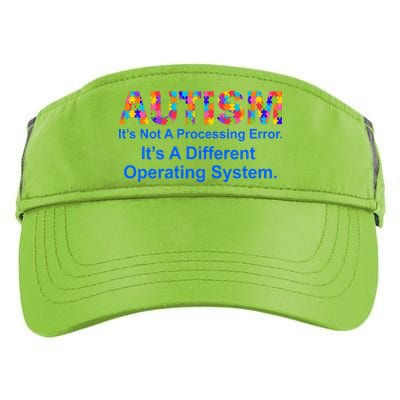 Autism Not A Processing Error It's Different Operating System Adult Drive Performance Visor