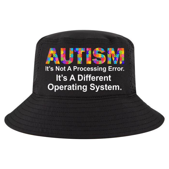 Autism Not A Processing Error It's Different Operating System Cool Comfort Performance Bucket Hat