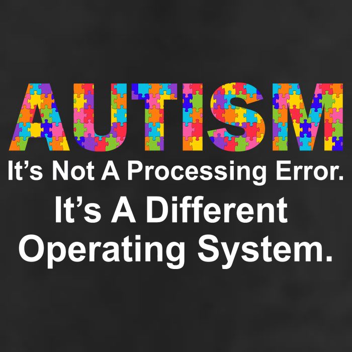 Autism Not A Processing Error It's Different Operating System Cool Comfort Performance Bucket Hat