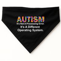 Autism Not A Processing Error It's Different Operating System USA-Made Doggie Bandana