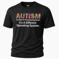 Autism Not A Processing Error It's Different Operating System Cooling Performance Crew T-Shirt