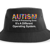 Autism Not A Processing Error It's Different Operating System Sustainable Bucket Hat