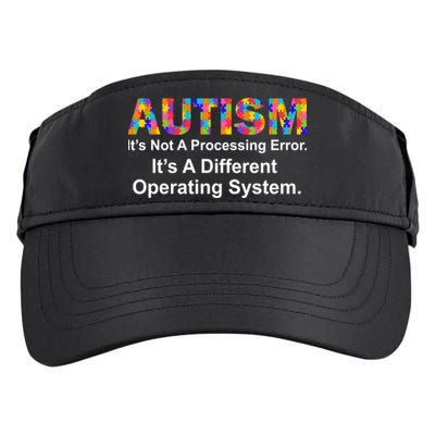 Autism Not A Processing Error It's Different Operating System Adult Drive Performance Visor