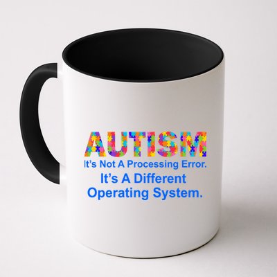 Autism Not A Processing Error It's Different Operating System Coffee Mug