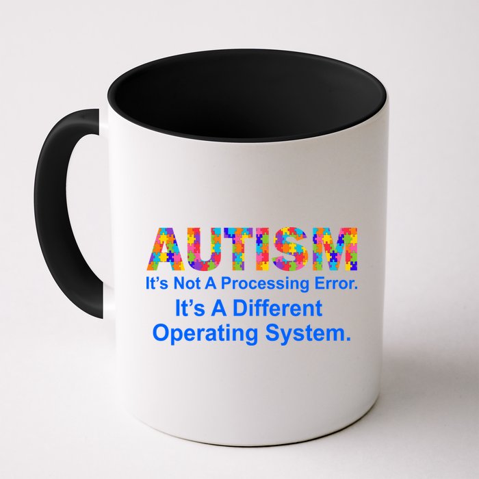 Autism Not A Processing Error It's Different Operating System Coffee Mug