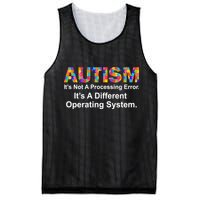 Autism Not A Processing Error It's Different Operating System Mesh Reversible Basketball Jersey Tank