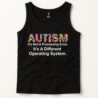 Autism Not A Processing Error It's Different Operating System Tank Top