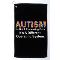Autism Not A Processing Error It's Different Operating System Golf Towel