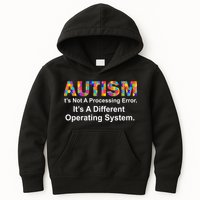 Autism Not A Processing Error It's Different Operating System Kids Hoodie