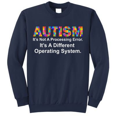 Autism Not A Processing Error It's Different Operating System Sweatshirt