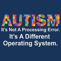 Autism Not A Processing Error It's Different Operating System Infant Baby Jersey Bodysuit