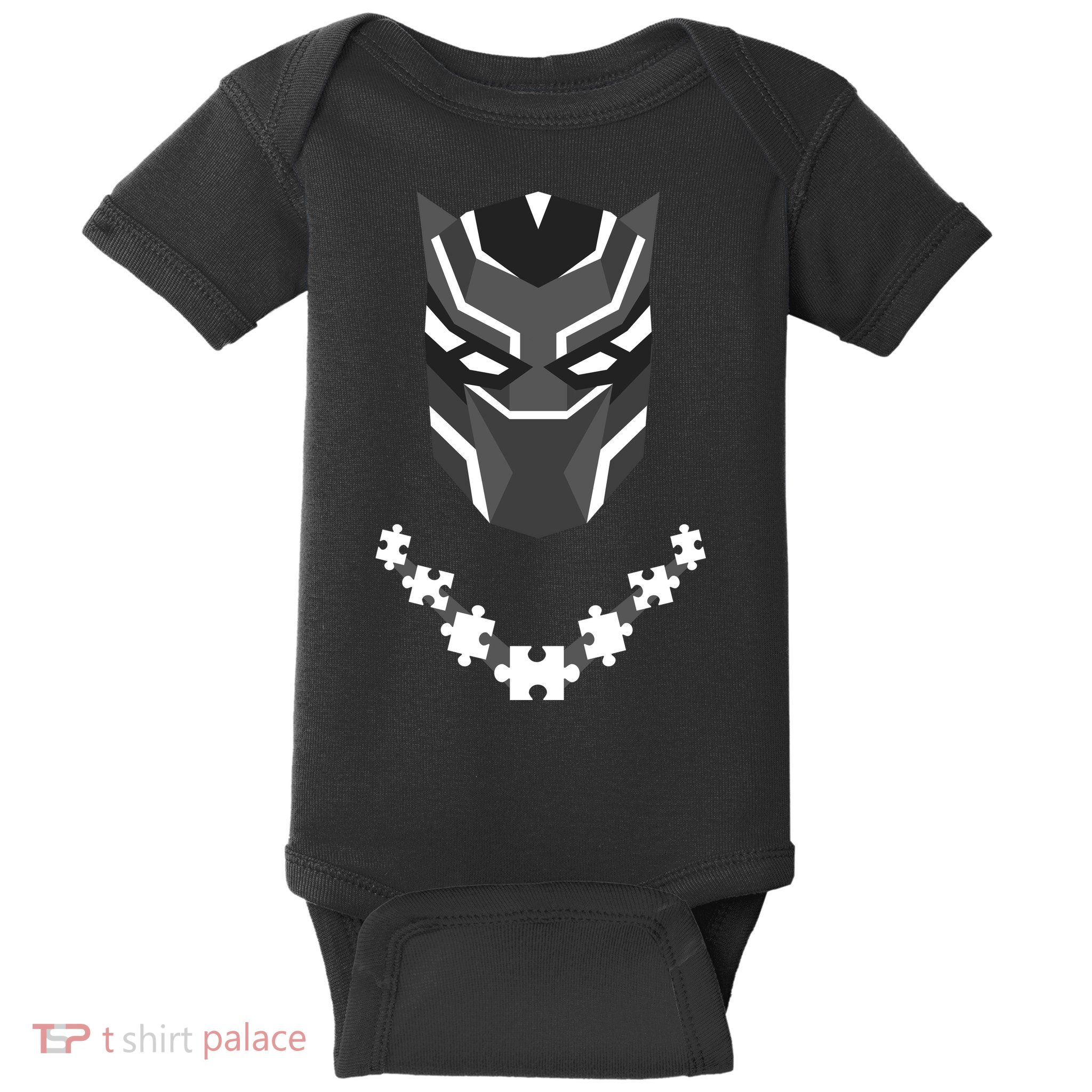 Autism Panther Baby Bodysuit