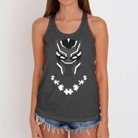 Autism Panther Women's Knotted Racerback Tank