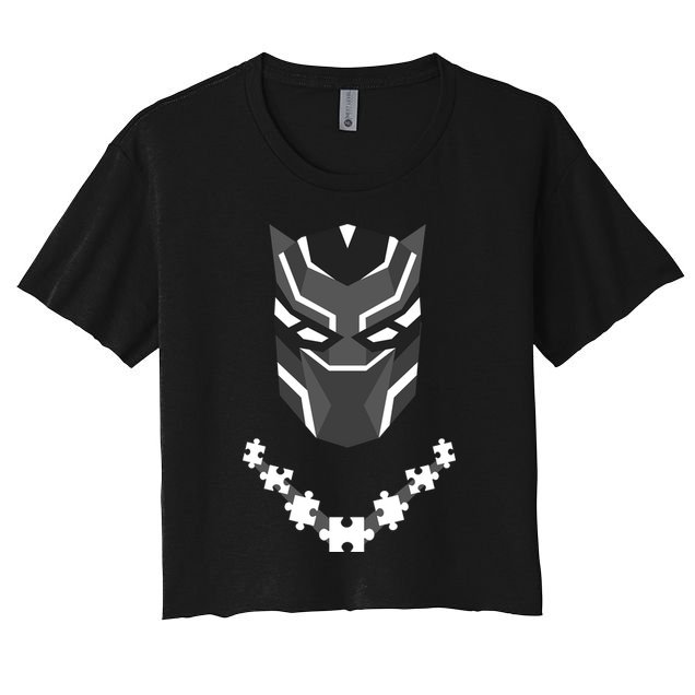 Autism Panther Crop Top