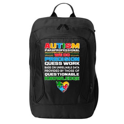 Autism Paraprofessional City Backpack