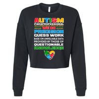 Autism Paraprofessional Cropped Pullover Crew