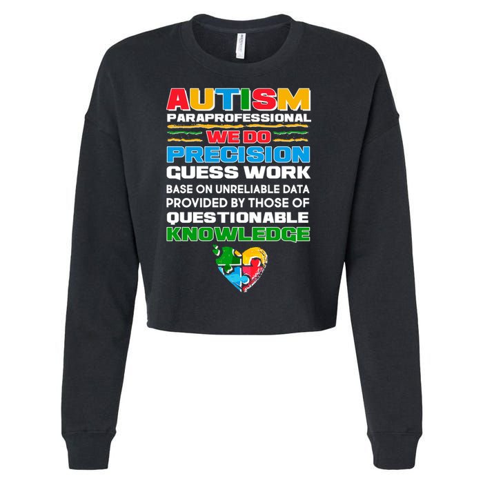 Autism Paraprofessional Cropped Pullover Crew