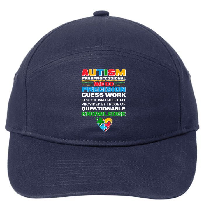 Autism Paraprofessional 7-Panel Snapback Hat