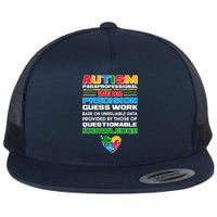 Autism Paraprofessional Flat Bill Trucker Hat