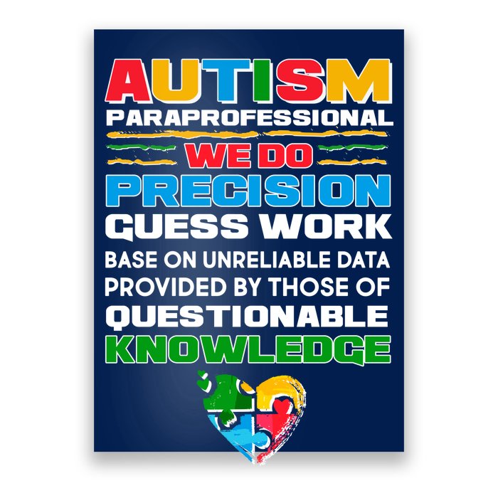 Autism Paraprofessional Poster