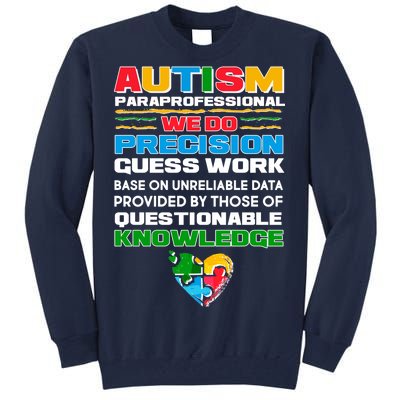 Autism Paraprofessional Tall Sweatshirt