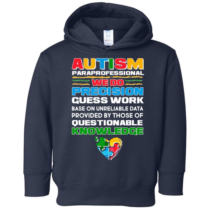 Autism Paraprofessional Toddler Hoodie