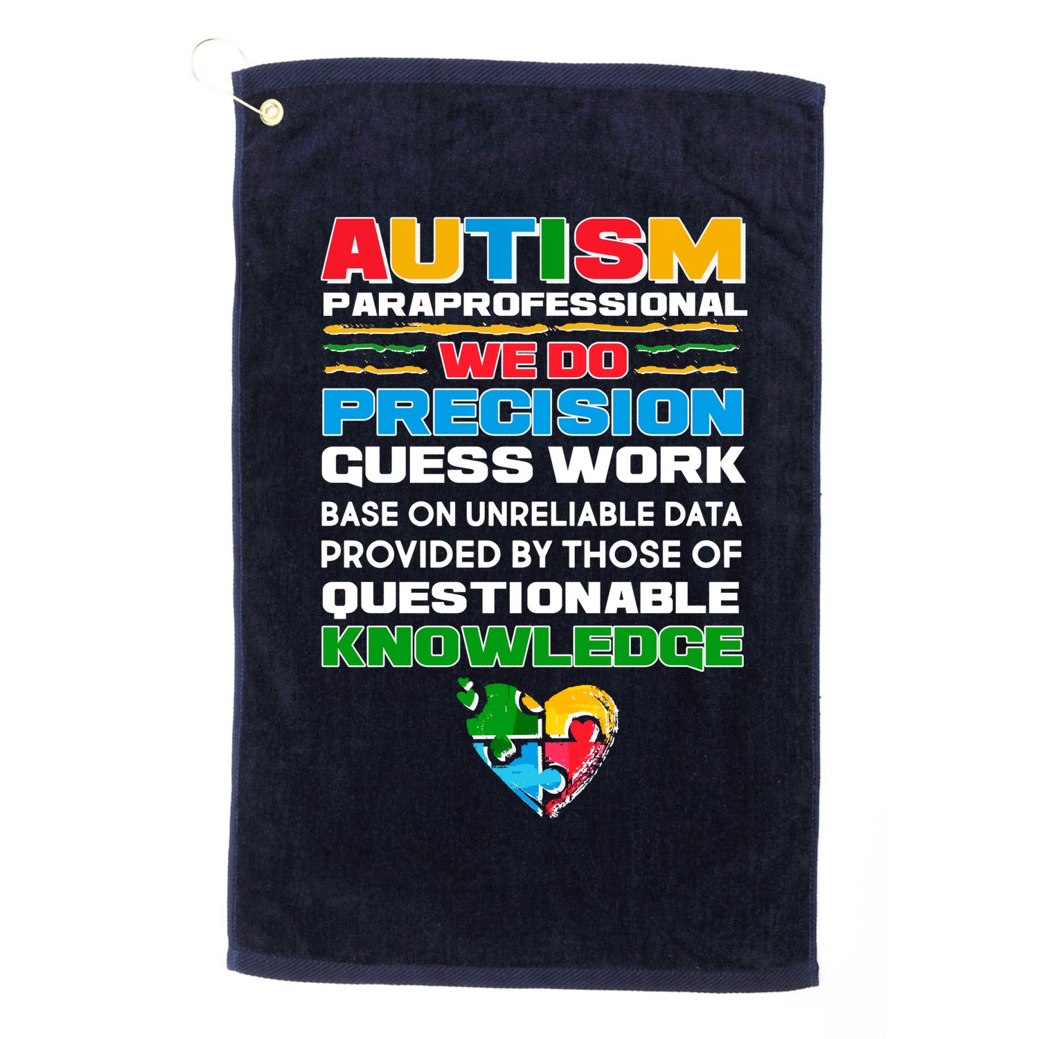Autism Paraprofessional Golf Towel