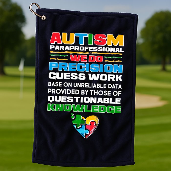 Autism Paraprofessional Golf Towel