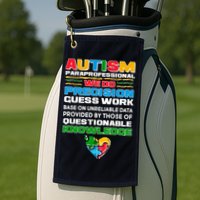 Autism Paraprofessional Golf Towel