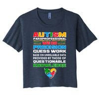 Autism Paraprofessional Women's Crop Top Tee
