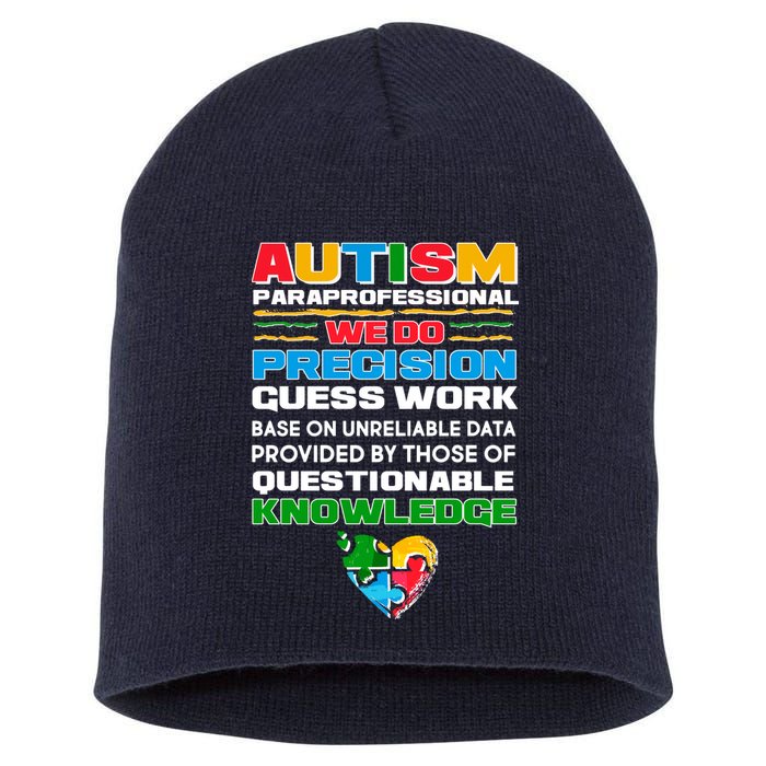 Autism Paraprofessional Short Acrylic Beanie