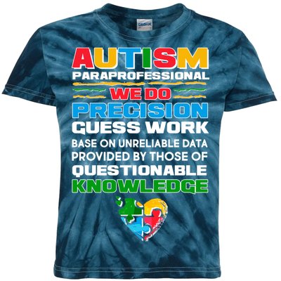 Autism Paraprofessional Kids Tie-Dye T-Shirt