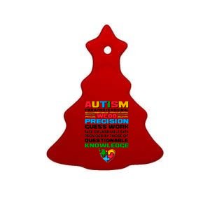 Autism Paraprofessional Ceramic Tree Ornament