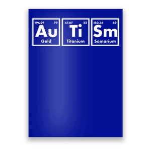 Autism Periodic Table Elements Poster