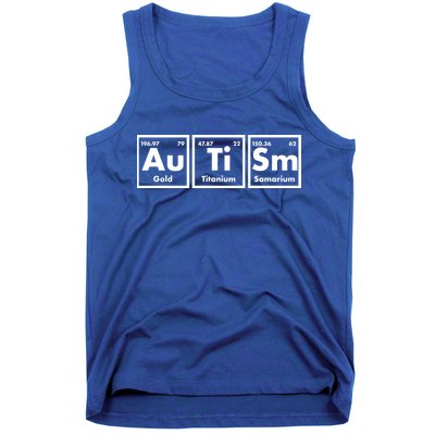 Autism Periodic Table Elements Tank Top