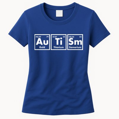 Autism Periodic Table Elements Womens T-Shirt