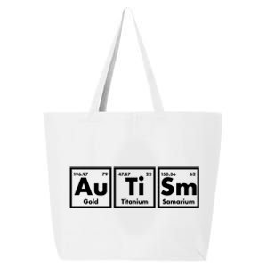 Autism Periodic Table Elements 25L Jumbo Tote