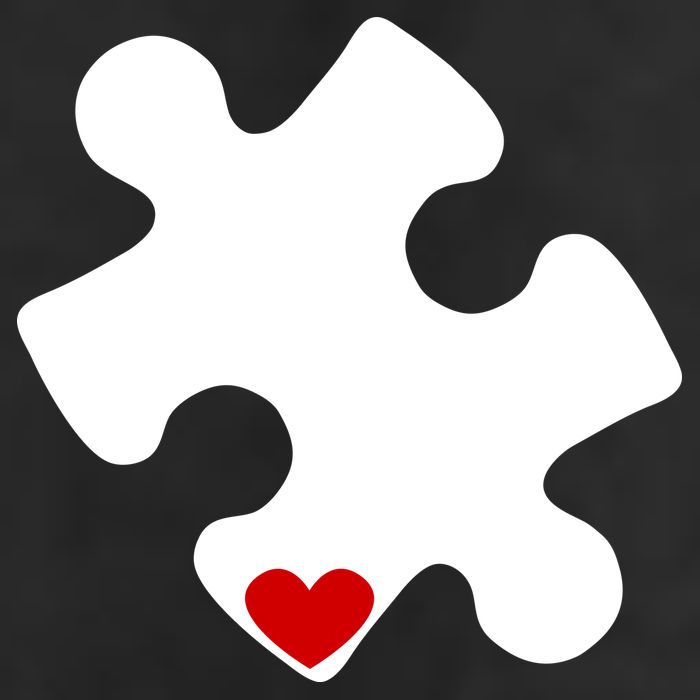 Autism Puzzle Heart Piece Adult Drive Performance Visor