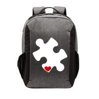 Autism Puzzle Heart Piece Vector Backpack