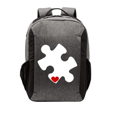 Autism Puzzle Heart Piece Vector Backpack