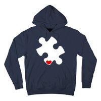 Autism Puzzle Heart Piece Hoodie