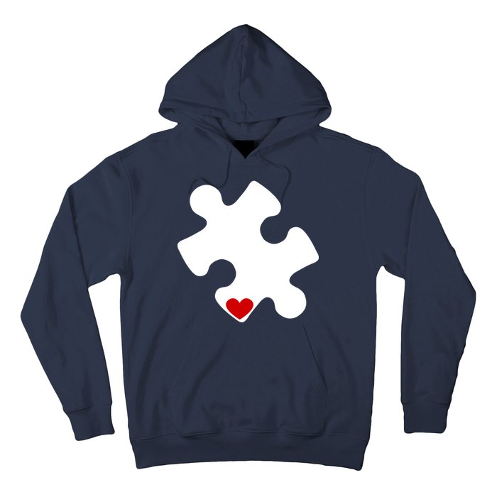 Autism Puzzle Heart Piece Hoodie