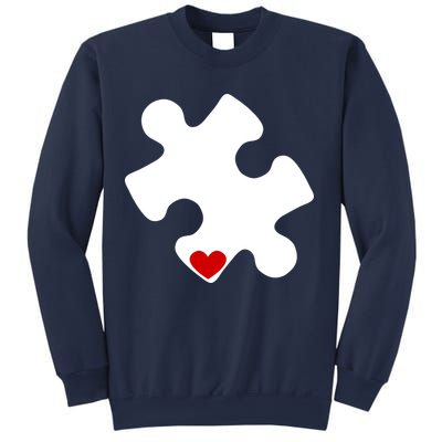 Autism Puzzle Heart Piece Sweatshirt