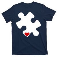 Autism Puzzle Heart Piece T-Shirt