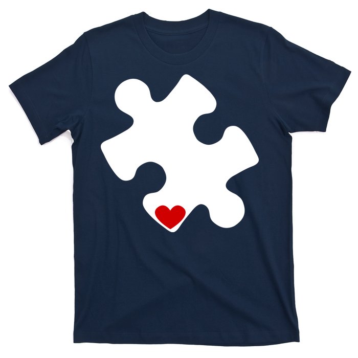 Autism Puzzle Heart Piece T-Shirt