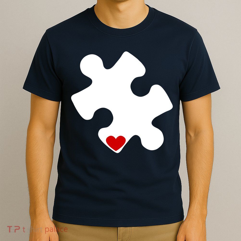 Autism Puzzle Heart Piece T-Shirt