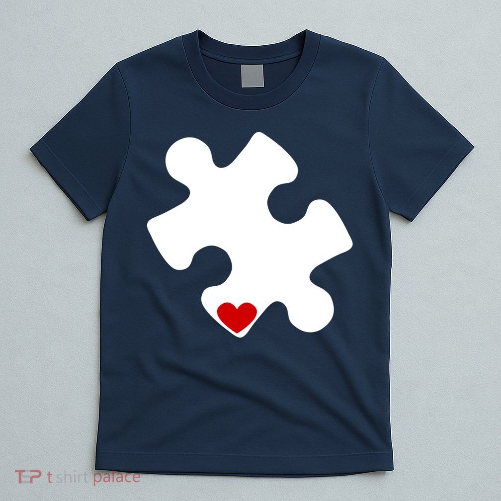 Autism Puzzle Heart Piece T-Shirt