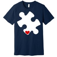 Autism Puzzle Heart Piece Premium T-Shirt