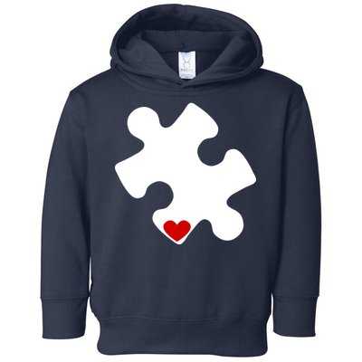 Autism Puzzle Heart Piece Toddler Hoodie