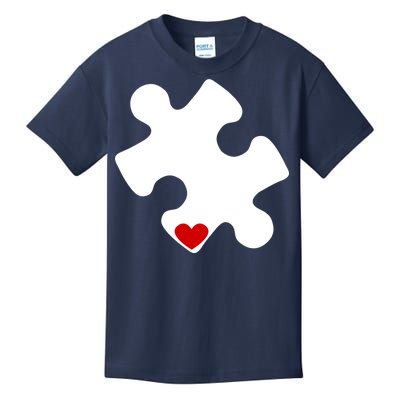 Autism Puzzle Heart Piece Kids T-Shirt